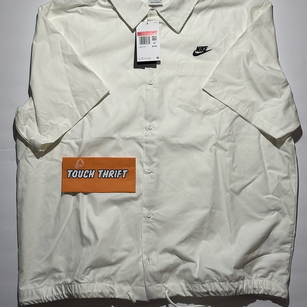 Nike Cream Button-Up Shirt